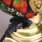 Набор посуды «Хохлома», 3 предмета: самовар 3 л, заварочный чайник 0.7 л, поднос - Фото 9