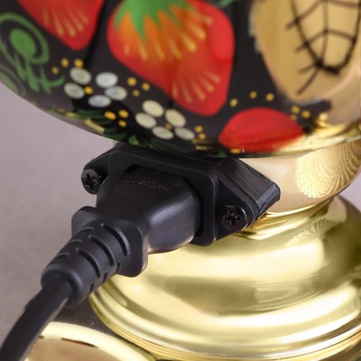 Набор посуды «Хохлома», 3 предмета: самовар 3 л, заварочный чайник 0.7 л, поднос