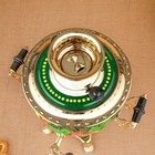 Набор посуды «Маки на зелёном», жёлудь, 3 предмета: самовар 3 л, заварочный чайник 0.7 л, поднос - Фото 16