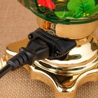 Набор посуды «Маки на зелёном», жёлудь, 3 предмета: самовар 3 л, заварочный чайник 0.7 л, поднос - Фото 19