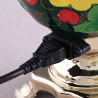 Набор посуды «Маки на зелёном», жёлудь, 3 предмета: самовар 3 л, заварочный чайник 0.7 л, поднос - Фото 9