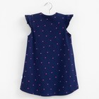 Платье для девочки, синее, р.34 (122-128 см) - Фото 6