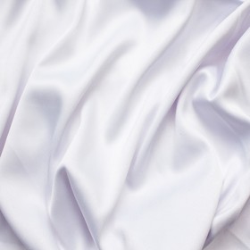 Ткань плательная, сатин гладкокрашенный, ширина 150 см, цвет белый
