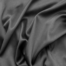Ткань плательная, сатин гладкокрашенный, ширина 150 см, цвет чёрный