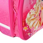 Рюкзак каркасный Hatber, 37 х 29 х 17, Ergonomic, для девочки, "Барби", розовый - Фото 7