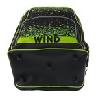 Рюкзак школьный с эргономичной спинкой Hatber Comfort, для девочки, 37 х 32 х 19, Wind, чёрный/зелёный - Фото 4