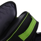 Рюкзак школьный с эргономичной спинкой Hatber Comfort, для девочки, 37 х 32 х 19, Wind, чёрный/зелёный - Фото 8
