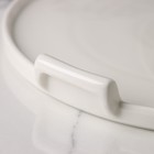 Блюдо керамическое с крышкой-клош для десертов Valencia, 28×25×17 см, цвет белый - Фото 5