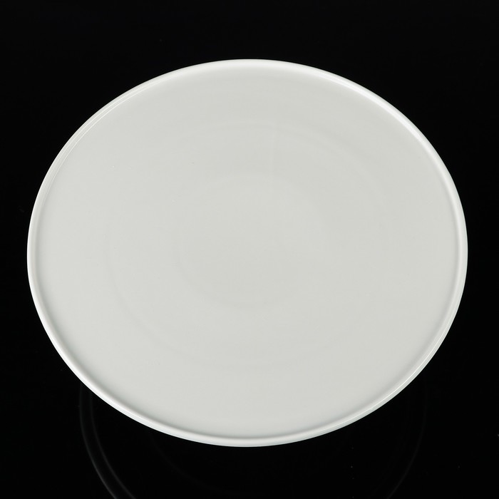 Подставка для десертов керамическая с крышкой-клош на деревянной ножке «Эстет», d=24,5 см, цвет белый - фото 1906930870