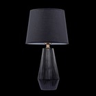 Настольная лампа Calvin Table 1x60Вт E27, чёрный 24,5x24,5x46 см - фото 4074656