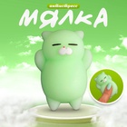 Мялка-антистресс «Кошечка», цвет салатовый - Фото 1