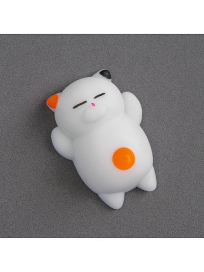 Антистресс игрушка - мялка «Кошечка», белый