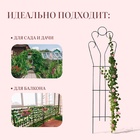 Шпалера, 200×54.5×1 см, металл, зелёная, «Декоративная» - Фото 2