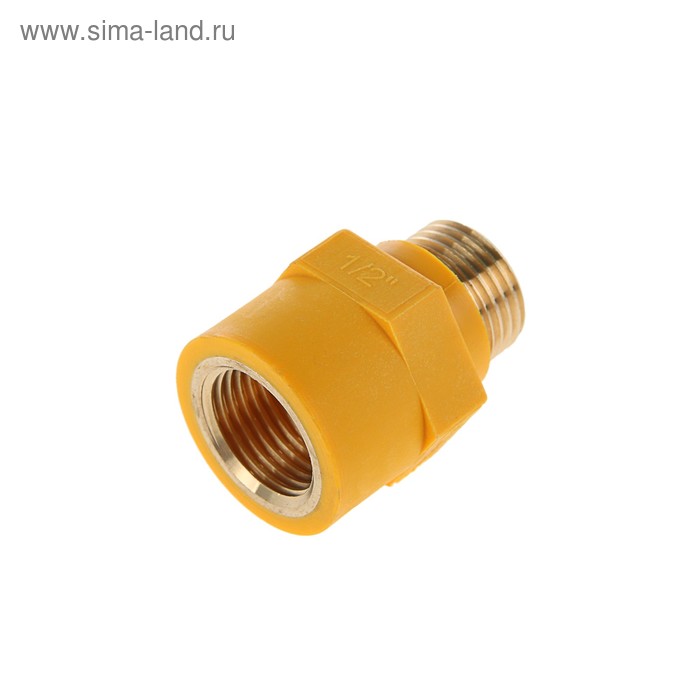 Муфта диэлектрическая «СТМ», для газовой подводки, внутренняя/наружная резьба 1/2" - Фото 1