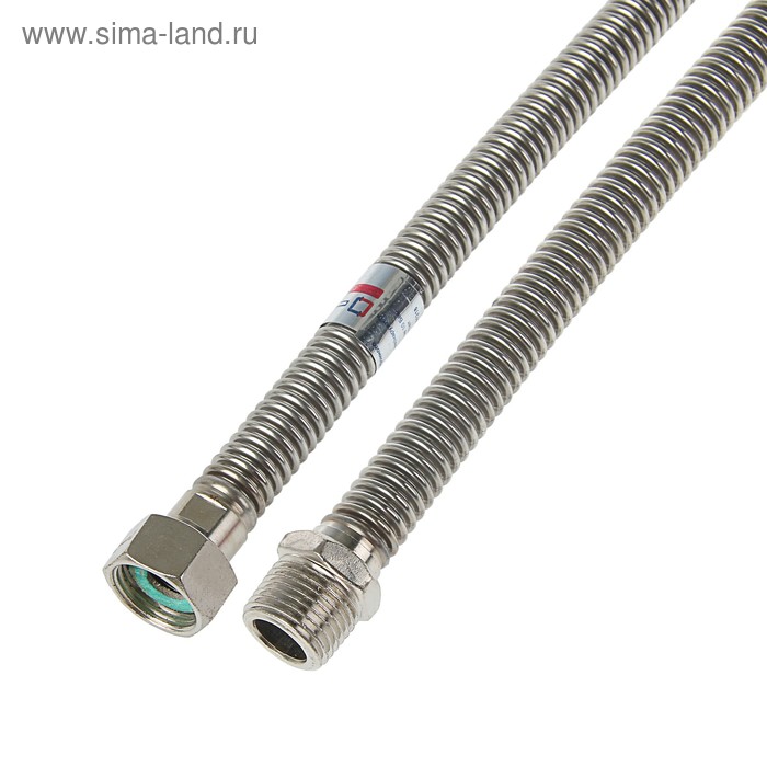 Подводка для газа сильфонная "СТМ" ГАЗ, внутренняя/наружная резьба 1/2", 180 см - Фото 1