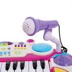 Синтезатор «Звезда» со стульчиком и микрофоном, 24 клавиши, 10 функций - фото 4245789