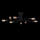 Светильник потолочный Maytoni T532CL-08B, 8хE27, 60Вт, 59х87х25,2 см, цвет чёрный - Фото 2