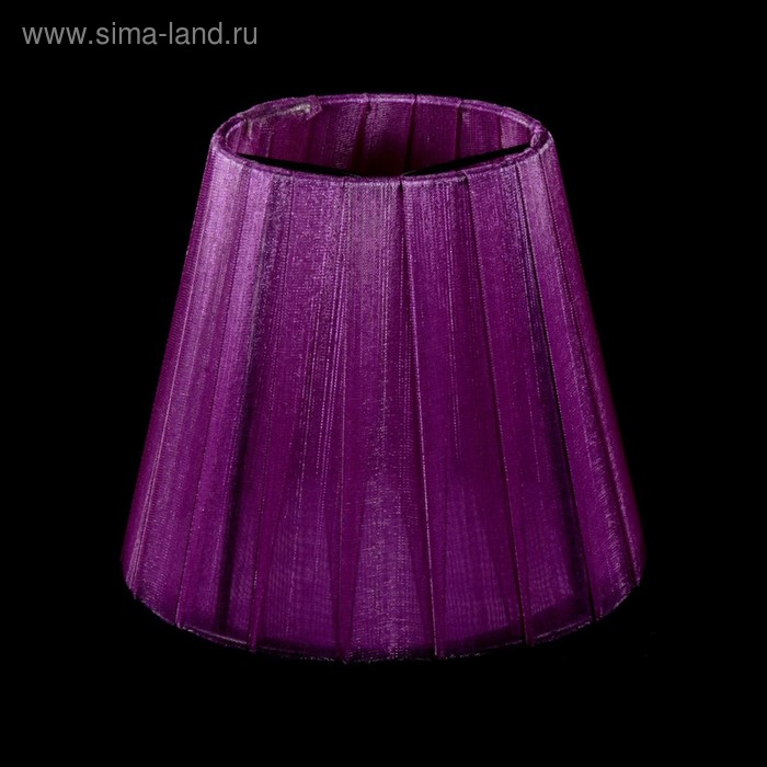 Абажур SS06 Е14 фиолетовый 10x15x13см - Фото 1