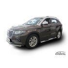 Защита штатных порогов Arbori d76 с проступями Haval H2 2014- - Фото 3