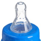 Бутылочка для кормления «Маленький джентльмен», классическое горло, с ручками, 250 мл., от 0 мес., цвет синий - Фото 4