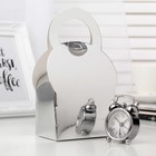 Коробка сборная, серебро, 8,5 х 6 х 18 см - Фото 1