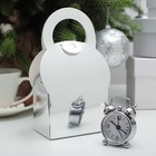 Коробка сборная, серебро, 8,5 х 6 х 18 см - Фото 2