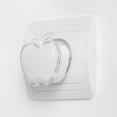 Ночник «Яблоко», 5.5×5×5 см, пластик