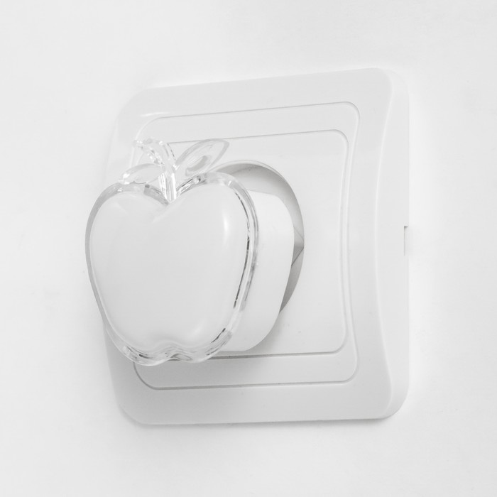 Ночник «Яблоко», 5.5×5×5 см, пластик - Фото 1