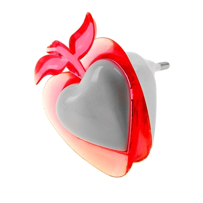 Ночник "Сердце в яблоке", 7х5,5х5 см