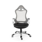Кресло игровое "Тесла", серебристый пластик, серое/чёрное - Фото 1