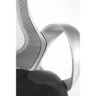 Кресло игровое "Тесла", серебристый пластик, серое/чёрное - Фото 7