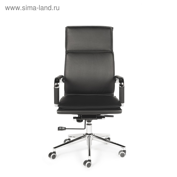 Кресло офисное "Харман", чёрная экокожа - Фото 1