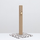 Когтеточка «Столбик», 54×30×30 см, на подставке, джут, цвет МИКС - Фото 4