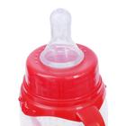 Бутылочка для кормления «Самая красивая», классическое горло, с ручками, 250 мл., от 3 мес., цвет красный - Фото 6