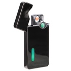 Зажигалка электронная, с индикатором, спираль, стальная, USB, 7.5×12×3 см - Фото 4
