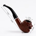 Курительная трубка для табака "Командор", классическая, длина 14 см, d-2 см - фото 11874177
