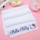 Полотенце детское Hello Kitty 50х90 см, цвет белый 100% хлопок, 400 г/м² - Фото 1