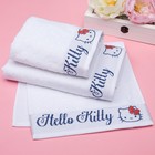 Полотенце детское Hello Kitty 50х90 см, цвет белый 100% хлопок, 400 г/м² - Фото 2