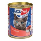 Влажный корм MonAmi  для кошек, говядина, ж/б, 350 г - Фото 1