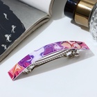 Заколка - автомат для волос «Электро», 8.3 см, МИКС - Фото 2