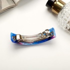 Заколка - автомат для волос «Космос», 8.6 см, МИКС - Фото 3