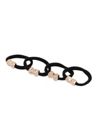 Резинки для волос QF «Цветная сказка», набор 4 шт., бантик, 4.5 см  (артикул 3501490)  большой выбор товаров оптом и в розницу по низким ценам с доставкой