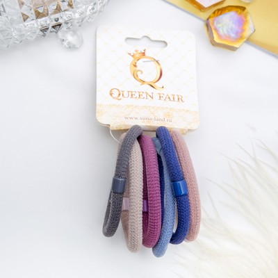 Резинка для волос "Классика" (набор 6 шт) пастельные