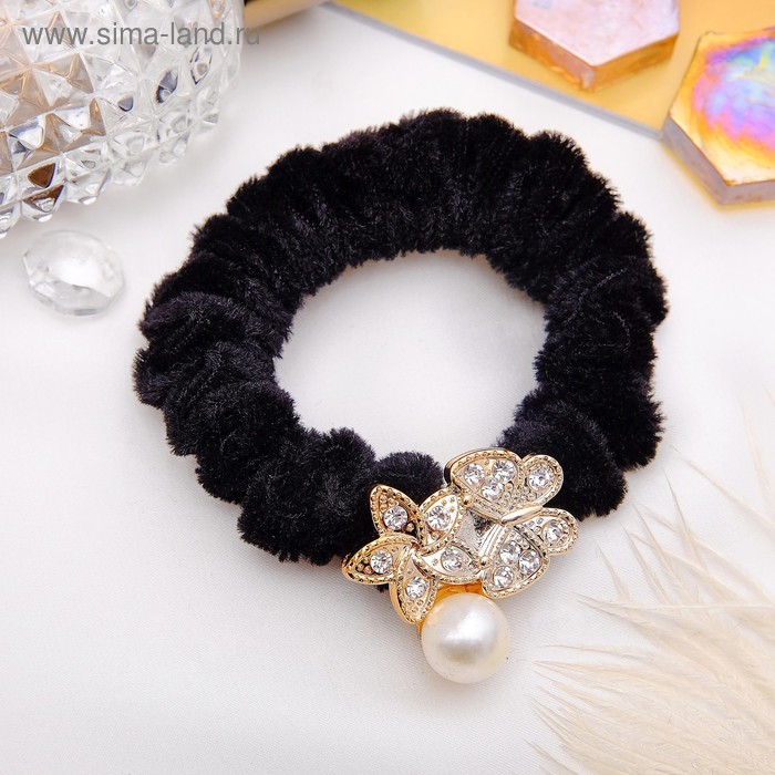 Резинка для волос "Планета" бабочка - Фото 1