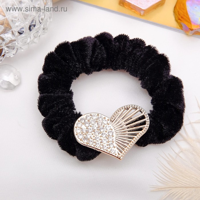 Резинка для волос "Блаженство" сердечко - Фото 1