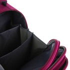 Рюкзак каркасный BagFashion 36 х 34 х 17 см, для девочки, «Колибри белая», бордо - Фото 8