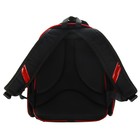 Рюкзак каркасный BagFashion 36 х 34 х 17 см, для девочки, «Машинка в огне», чёрный - Фото 3