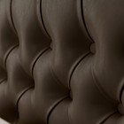 Кровать «Пальмира» без ПМ, 140×200 см, экокожа, цвет горький шоколад - Фото 4