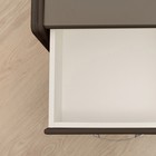 Тумба «Алеро» 2 ящика, 500×470×477 мм, экокожа, цвет горький шоколад - Фото 4