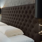 Кровать двуспальная «Купол тысячелетия», с подъёмным механизмом, с мягким изголовьем,1400×2000 мм, экокожа, цвет горький шоколад - Фото 4